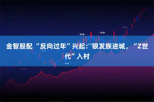 金智股配 “反向过年”兴起：银发族进城，“Z世代”入村