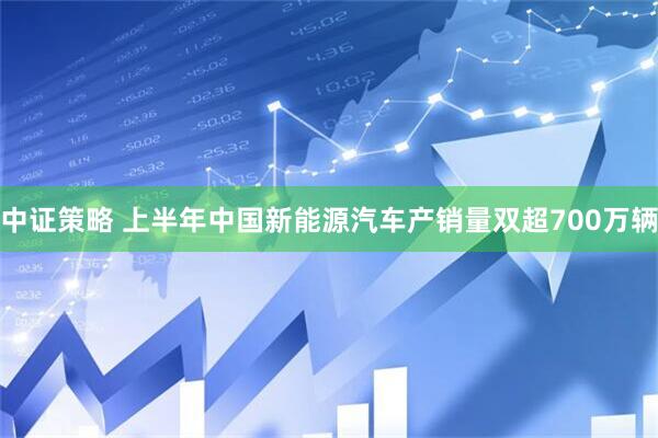 中证策略 上半年中国新能源汽车产销量双超700万辆